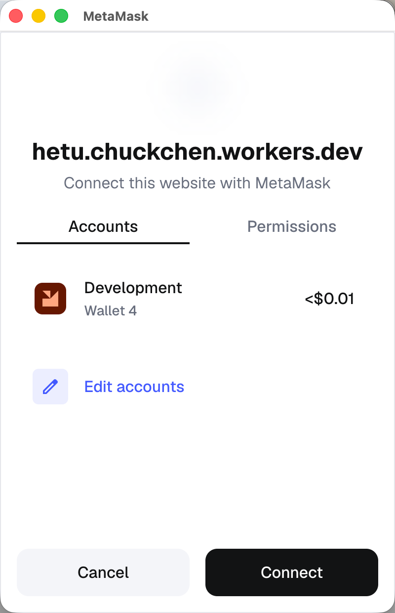 Login Metamask